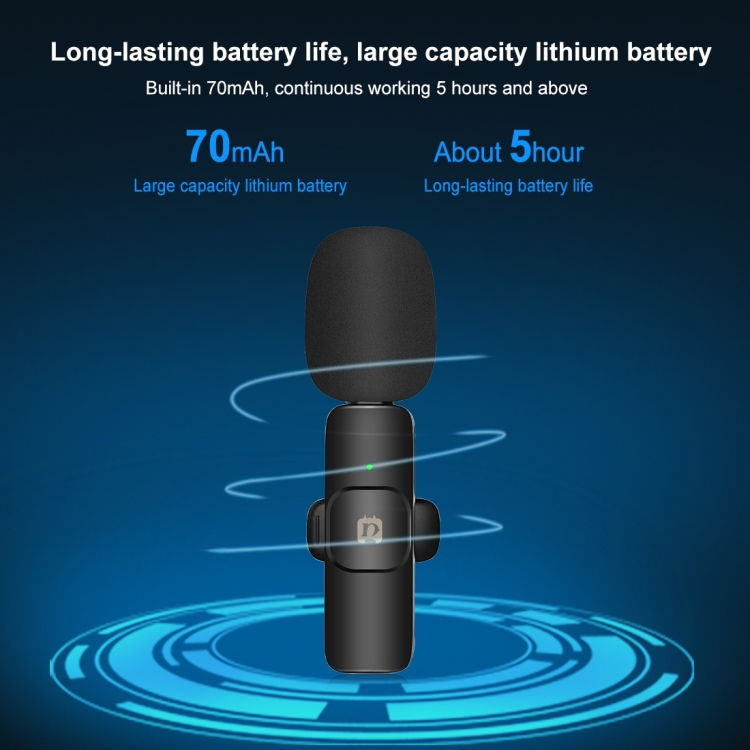 Thumbnail: Puluz Wireless Microphone   უსადენო სამკერდე მიროფონი