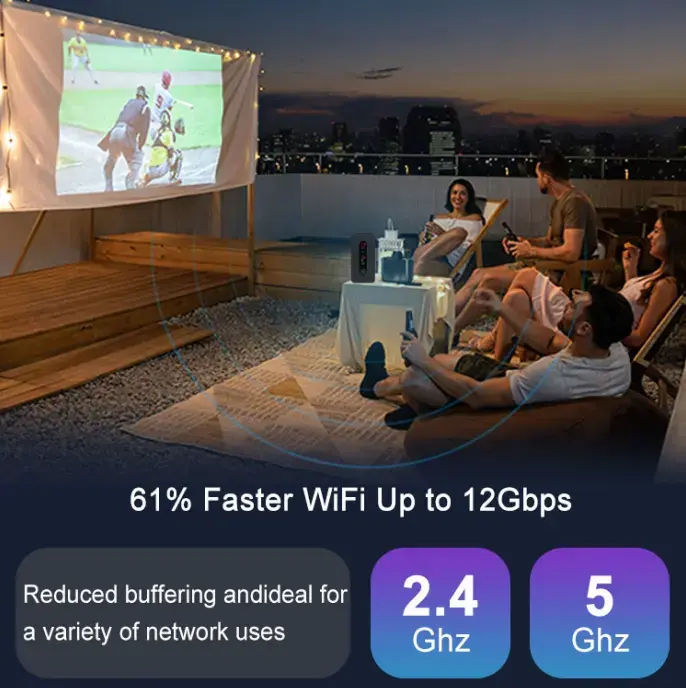 Thumbnail: 5G router OLAX MF650 1800mbps 5G  როუტერი სიმ ბარათით