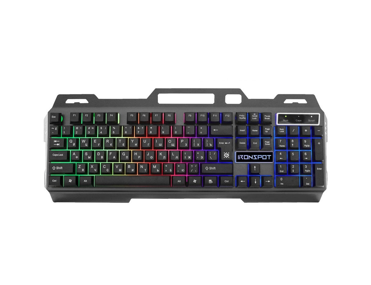 გეიმერული კლავიატურა Defender IronSpot GK-320L
