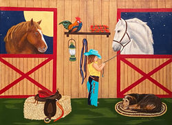 SOLD - Perry's Birthday Horses