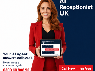 AI Receptionist UK | Bespoke AI Voice Agents | 08UK