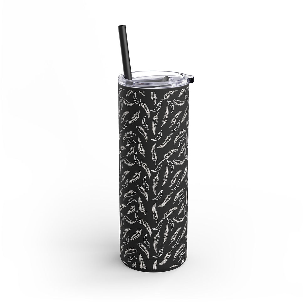 Thumbnail: Pepper Skinny Matte Tumbler, 20oz