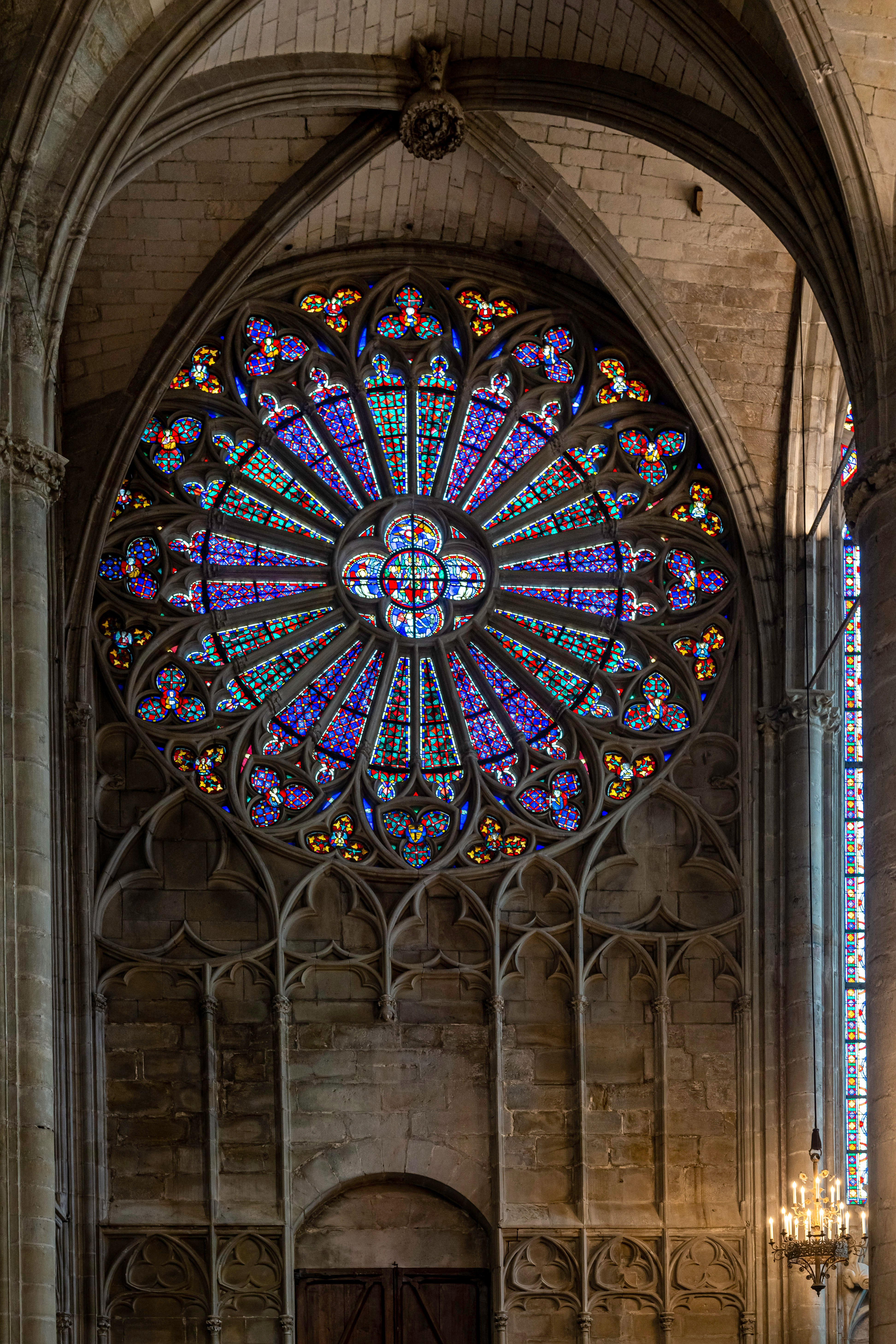 Vitral I - Catedral de Carcassonne - França