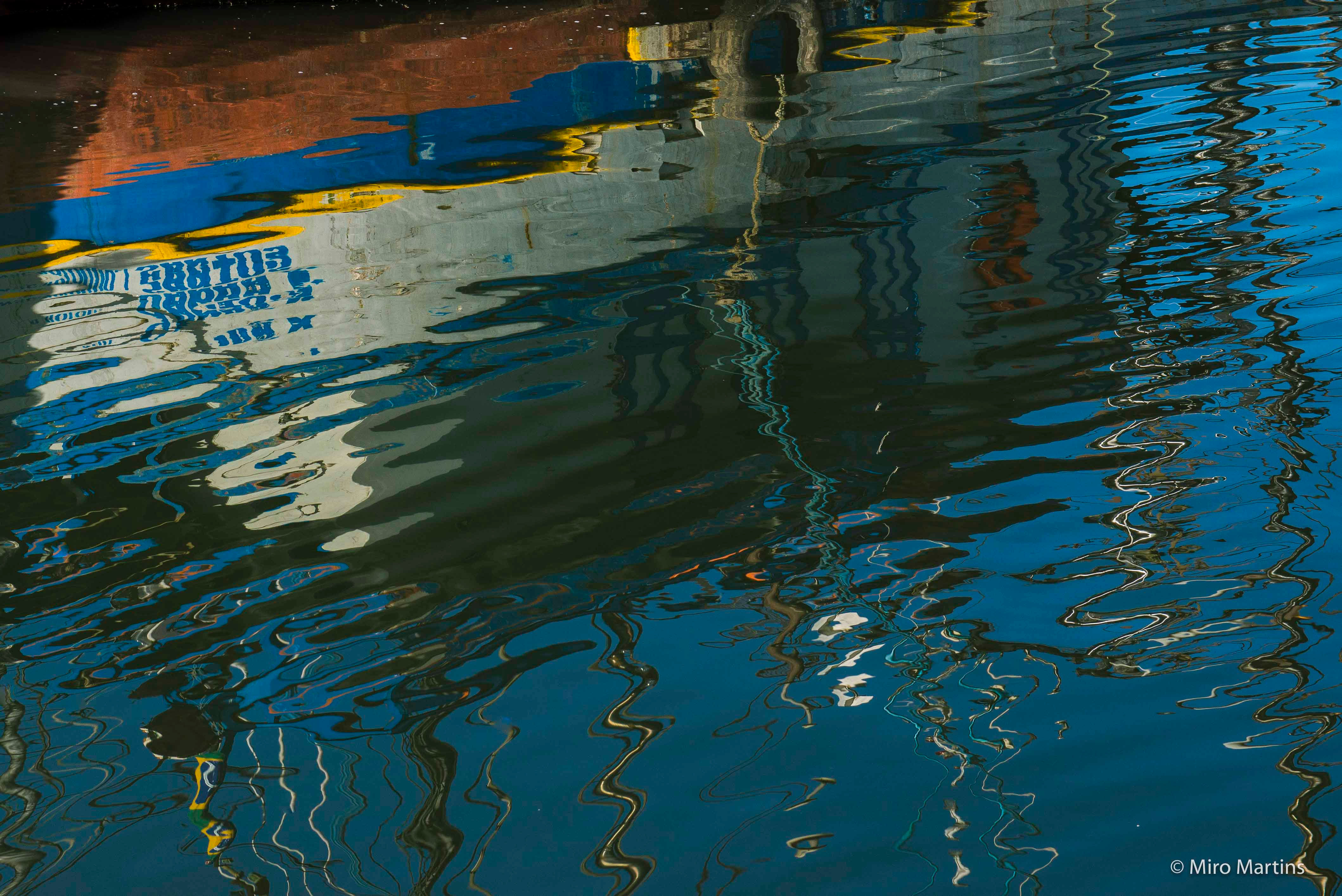 Pesqueiros em reflexo III - Santos - Brasil