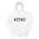 Thumbnail: ¥ΩΤΚΟ white Unisex Hoodie with black logo