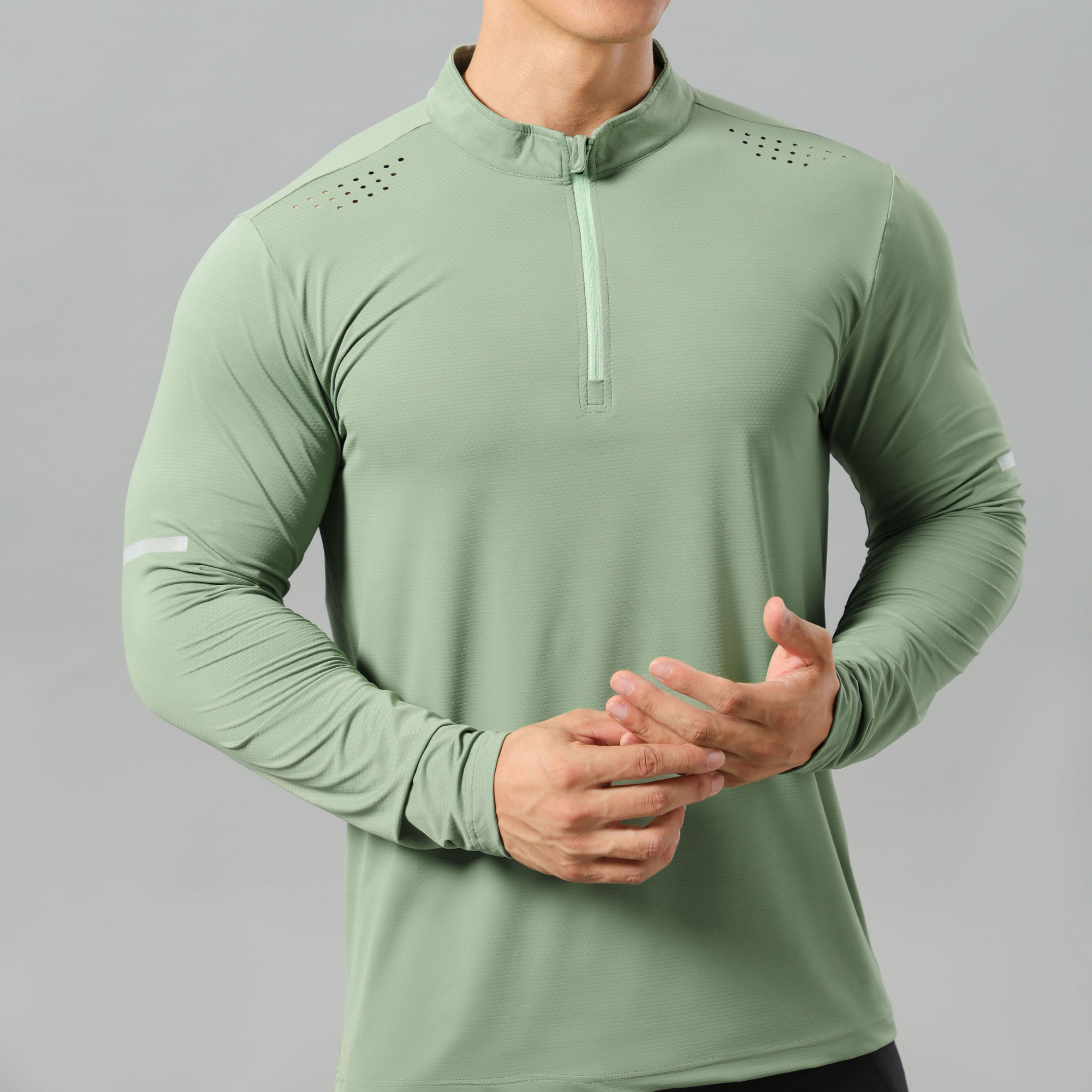 Long-Sleeve Running Tee - Outdoor — front view