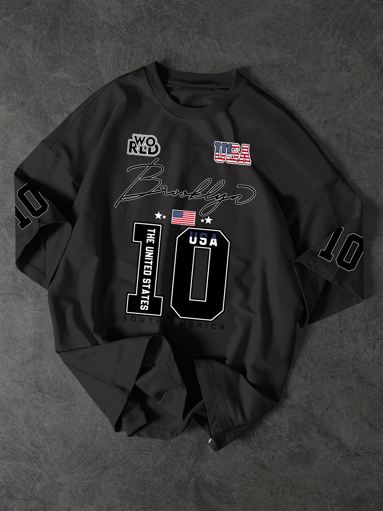 Brooklyn 10 Vintage Jersey Tee — front view