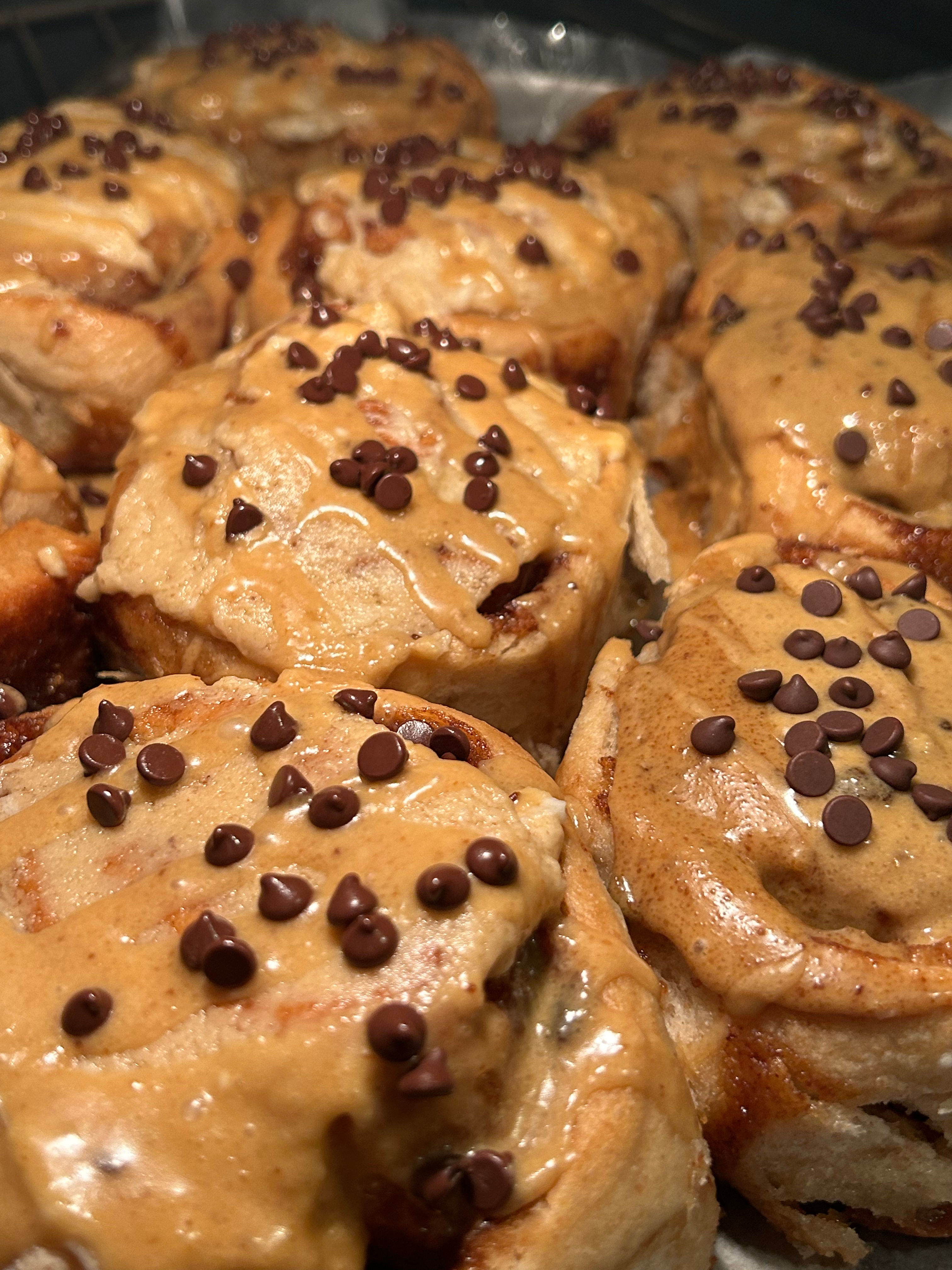 Cookie dough cinnamon rolls