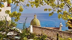 Amalfi Coast blue water