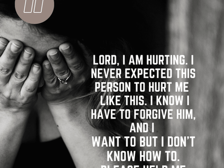 Faith to Forgive Someone Who Hurt you Part 2 : Speak to It