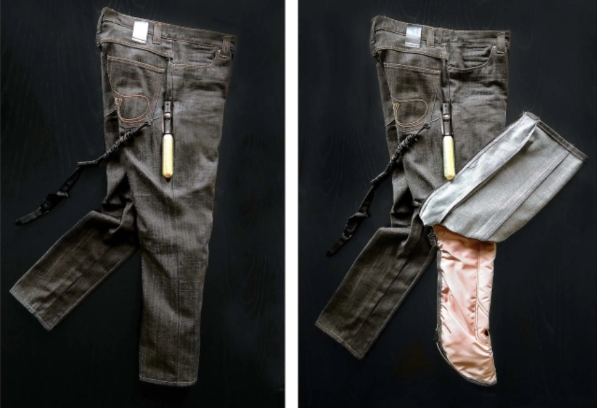 Tu seguridad es primero. ¡Pantalones con Airbags! content media