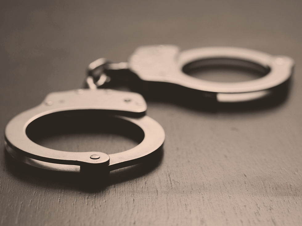person being processed after OVI arrest in Ohio