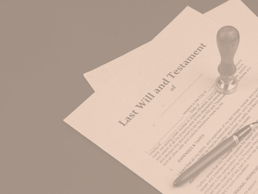 Ohio family reviewing a will while discussing the probate process