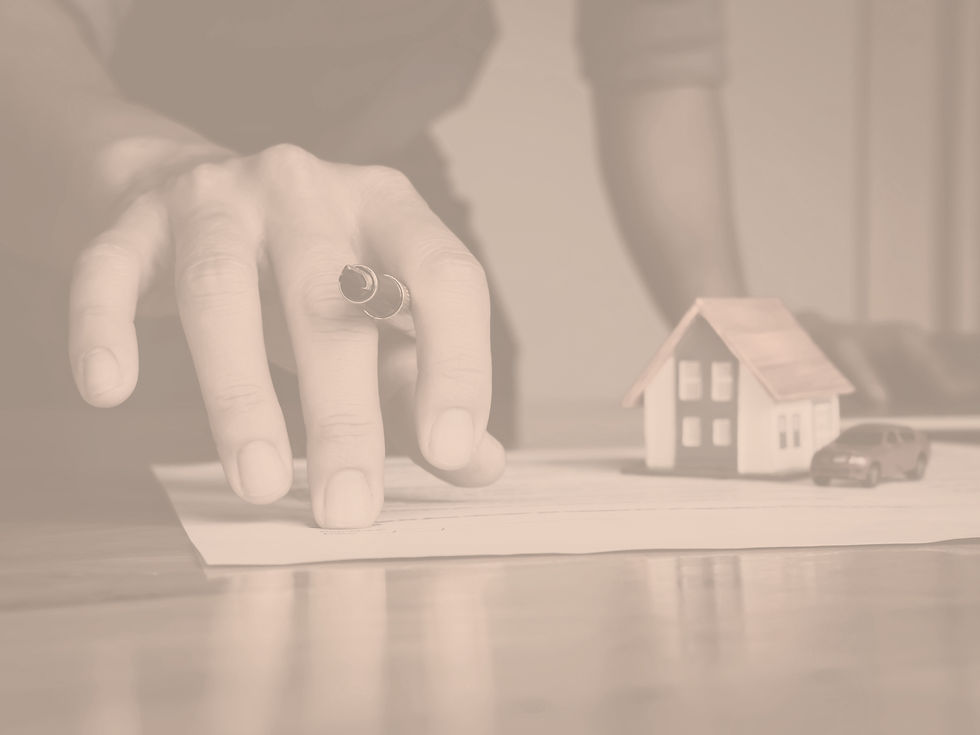 Ohio executor reviewing estate documents and probate paperwork
