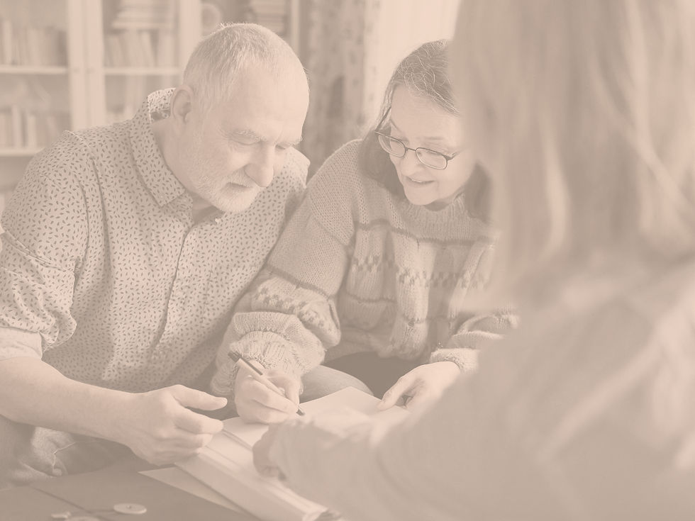 Ohio estate planning attorney discussing powers of attorney with a couple
