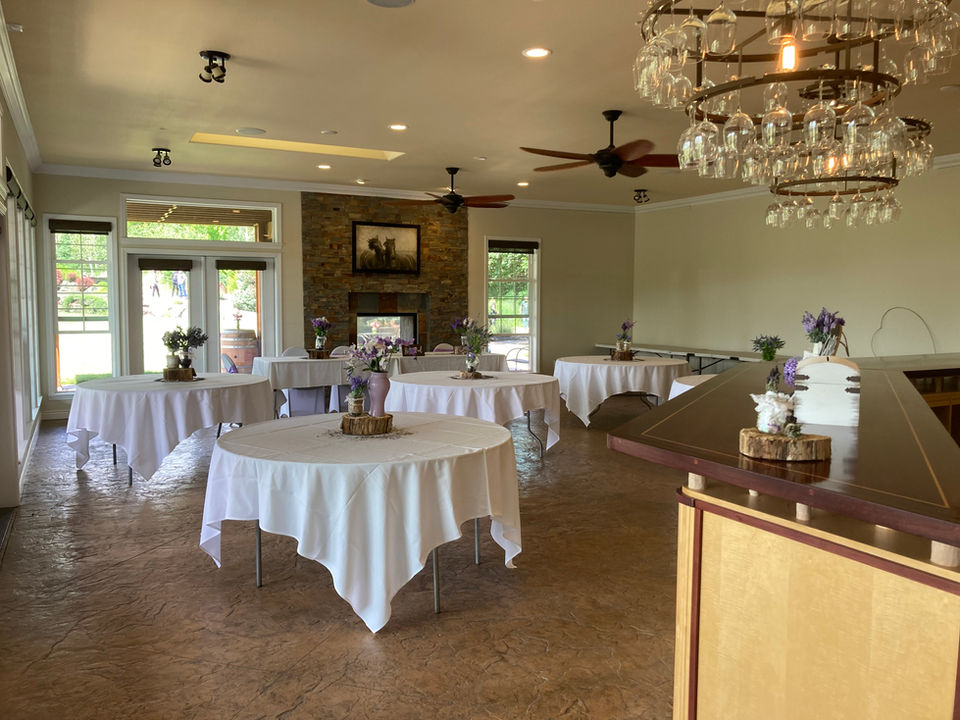 wedding set up