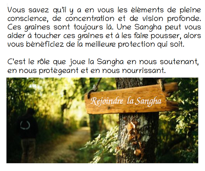 Rejoindre la Sangha  Pourquoi     .png
