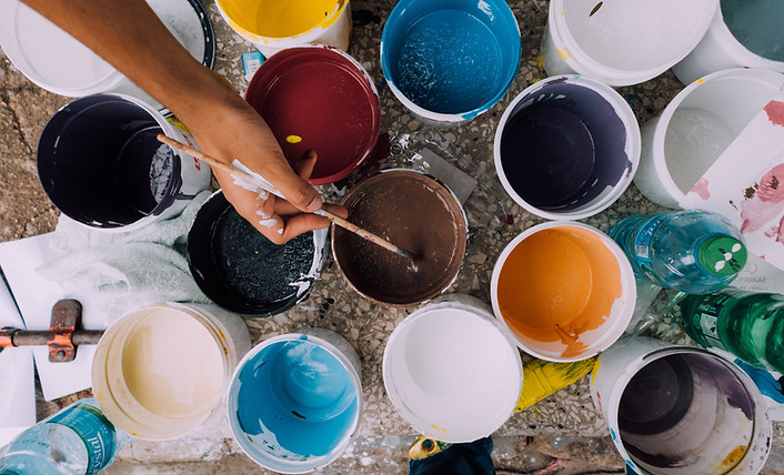 Latas de pintura