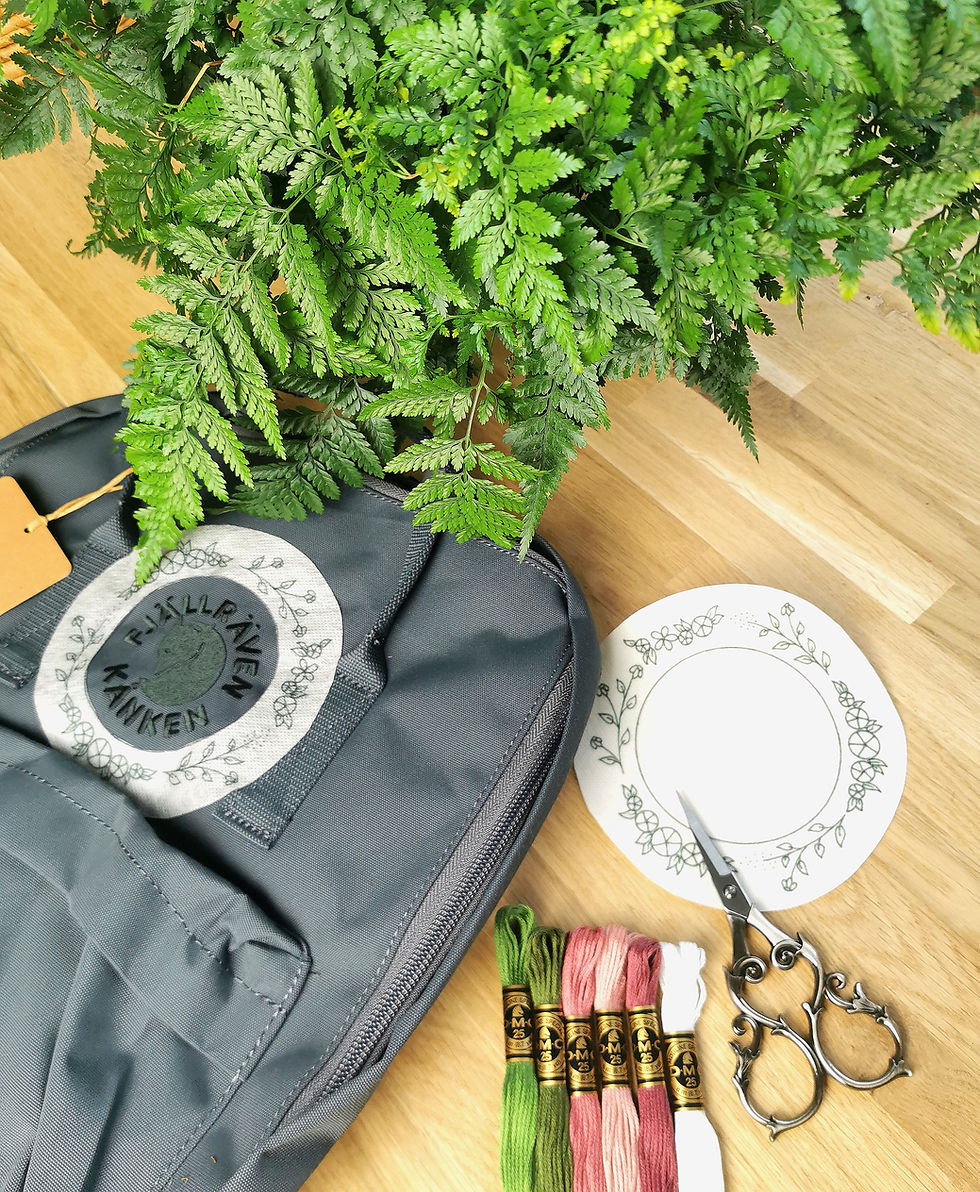 Miniaturbild: Stickset Kanken-Kranz "Wild Beauty" 