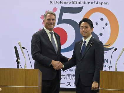 日豪防衛相会談　両国の防衛力強化で一致　パートナーシップをより強固に