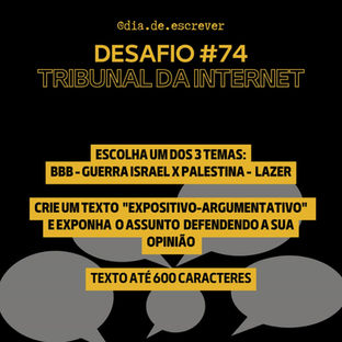 Desafio #74 - Tribunal da Internet