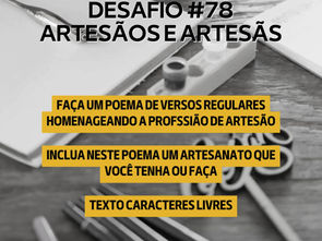 Desafio #78 - Artesãos e Artesãs