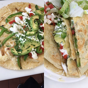 Azteca veggie quesadilla