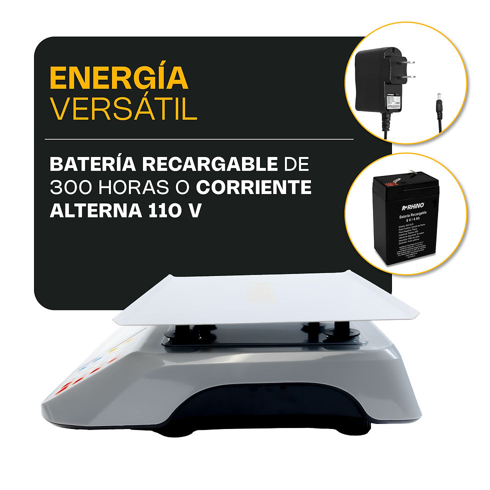 Miniatura: Báscula Electrónica Multifunciones con Puerto USB 40 KG – RHINO BAR-9