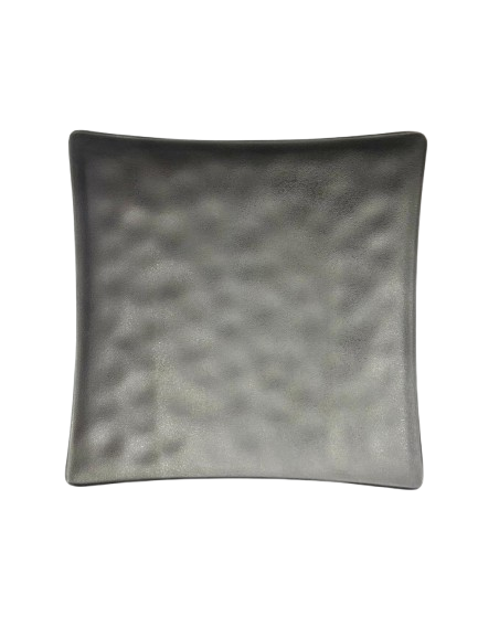 Miniatura: Plato Cuadrado Melamina Negro 22 cm  – CONCASSE MCPLMPC22N