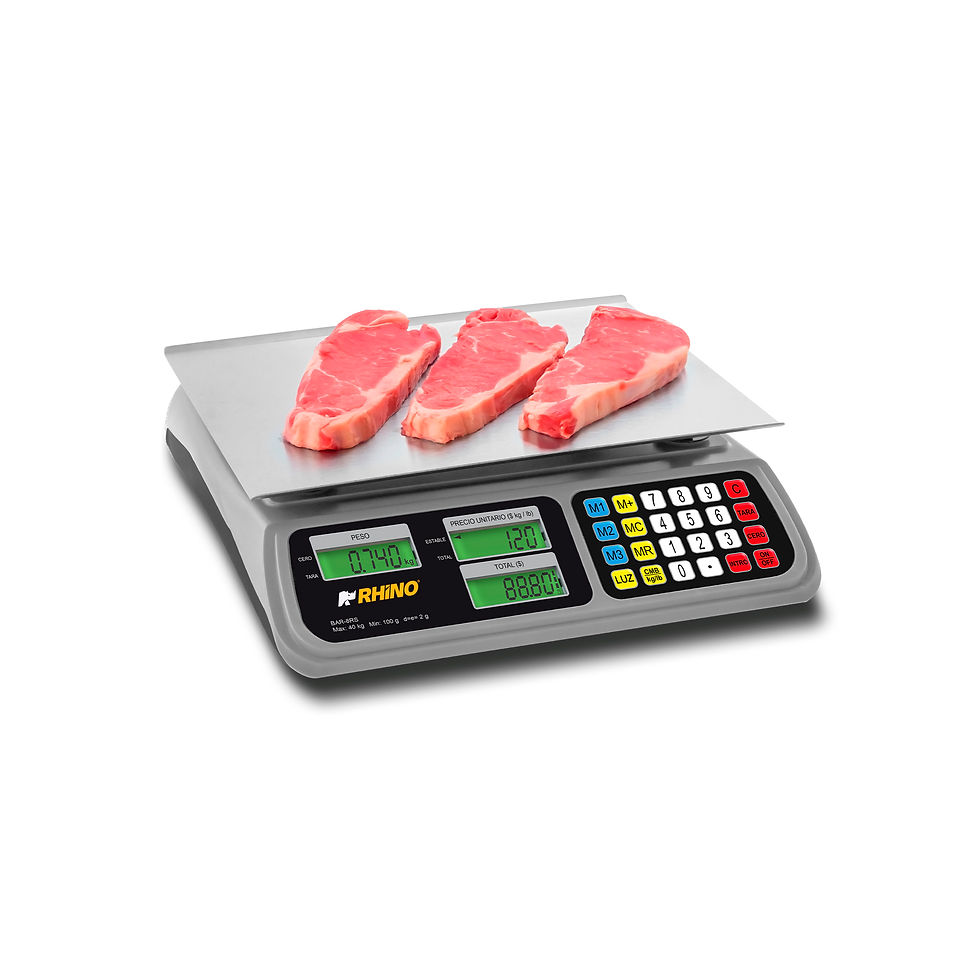 Miniatura: Báscula Electrónica Multifunciones con Puerto USB 40 KG – RHINO BAR-8RS