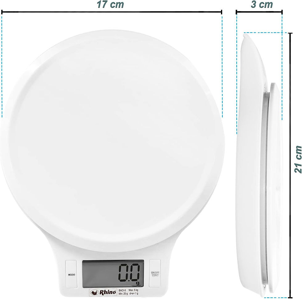 Miniatura: Báscula de Cocina 5 KG – RHINO BACI-5