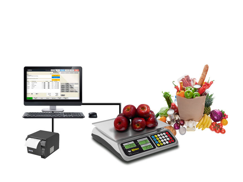 Miniatura: Báscula Electrónica Multifunciones con Puerto USB 40 KG – RHINO BAR-8RS