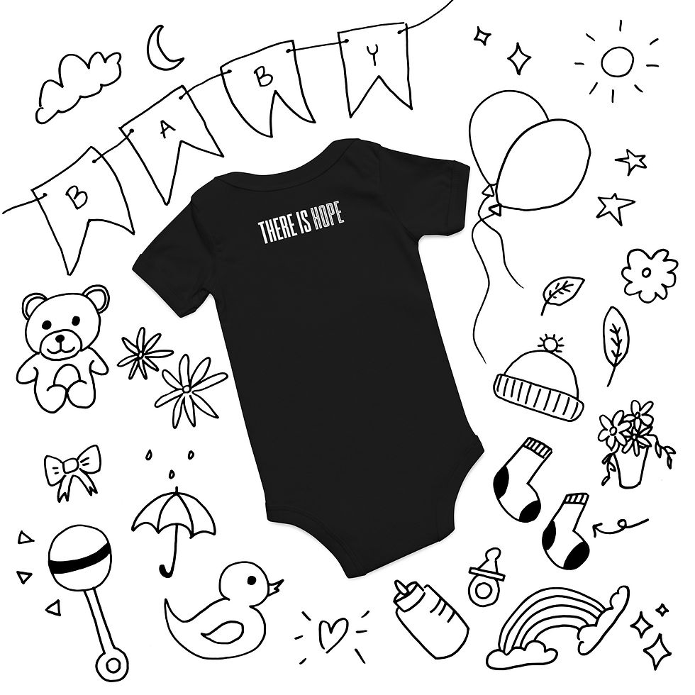 Thumbnail: BABY - TEAM TEE ONESIE (BLACK)
