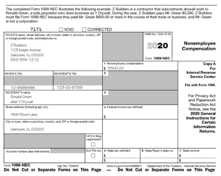 What is the difference between IRS Form 1099-NEC and Form 1099-MISC?