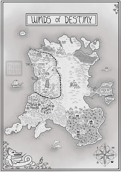 Fantasy map hiisikoloart