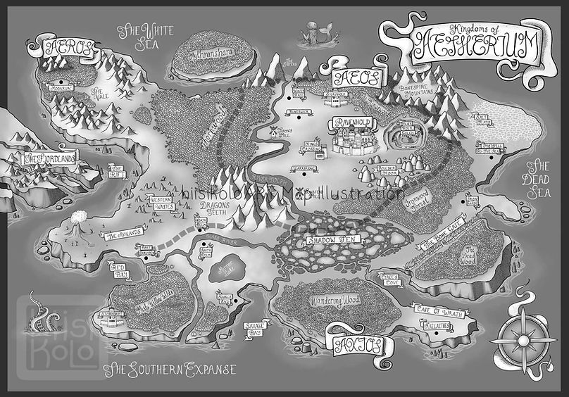 Fantasy map hiisikoloART