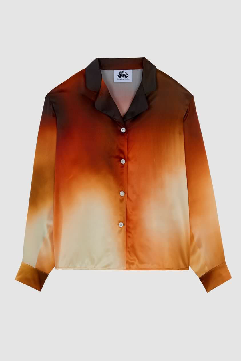 Stylish unisex silk clothing set, combining comfort and elegance effortlessly