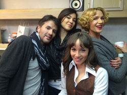 with the Cast