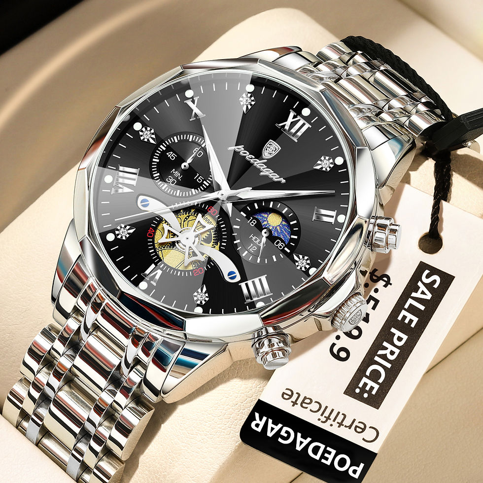 Thumbnail: Poedagar Grand Master Chronograph Luxury Watch