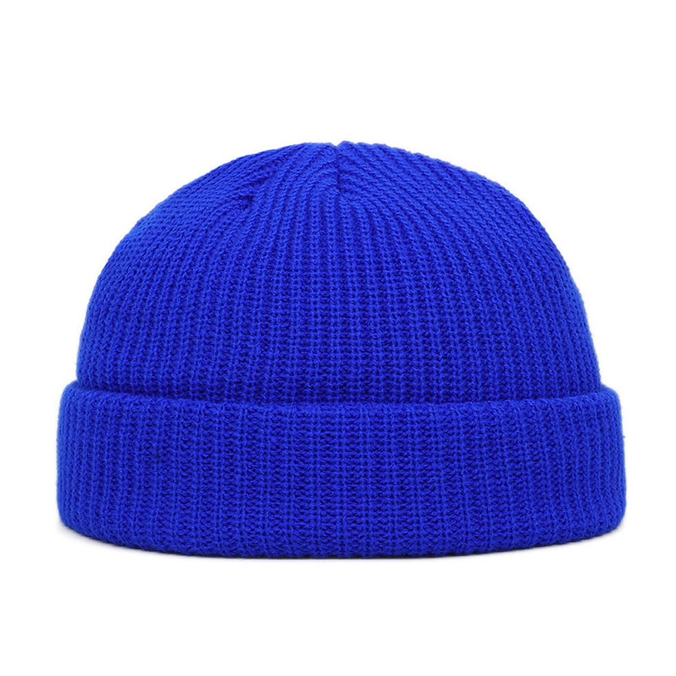 Thumbnail: HeritageRib Premium Short‑Brim Knit Beanie