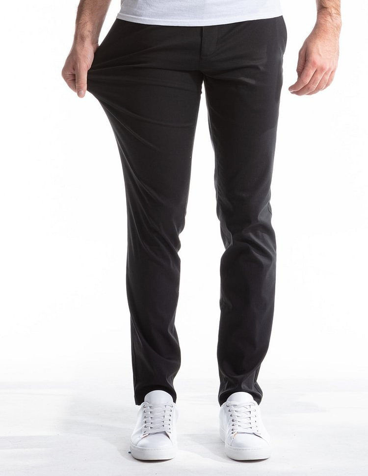 Thumbnail: TailorFit Premium Slim Stretch Chino Trousers