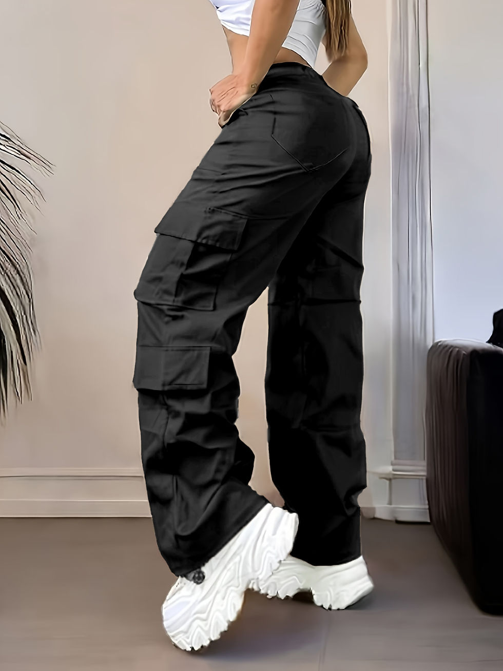 Thumbnail: UrbanFlow Premium Multi‑Pocket Cargo Trousers