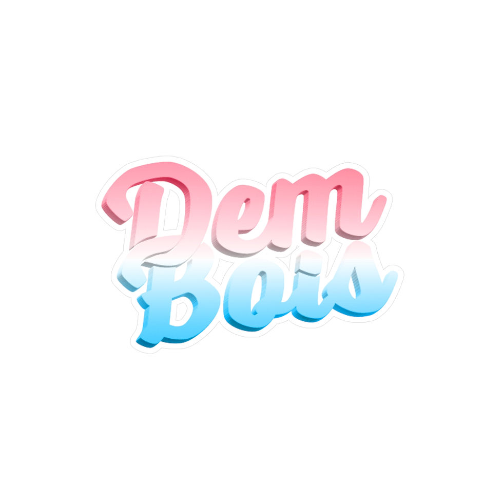 Thumbnail: Trans Flag Dem Bois Vinyl Decals