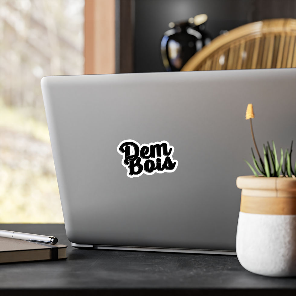 Thumbnail: Black Dem Bois Vinyl Decals