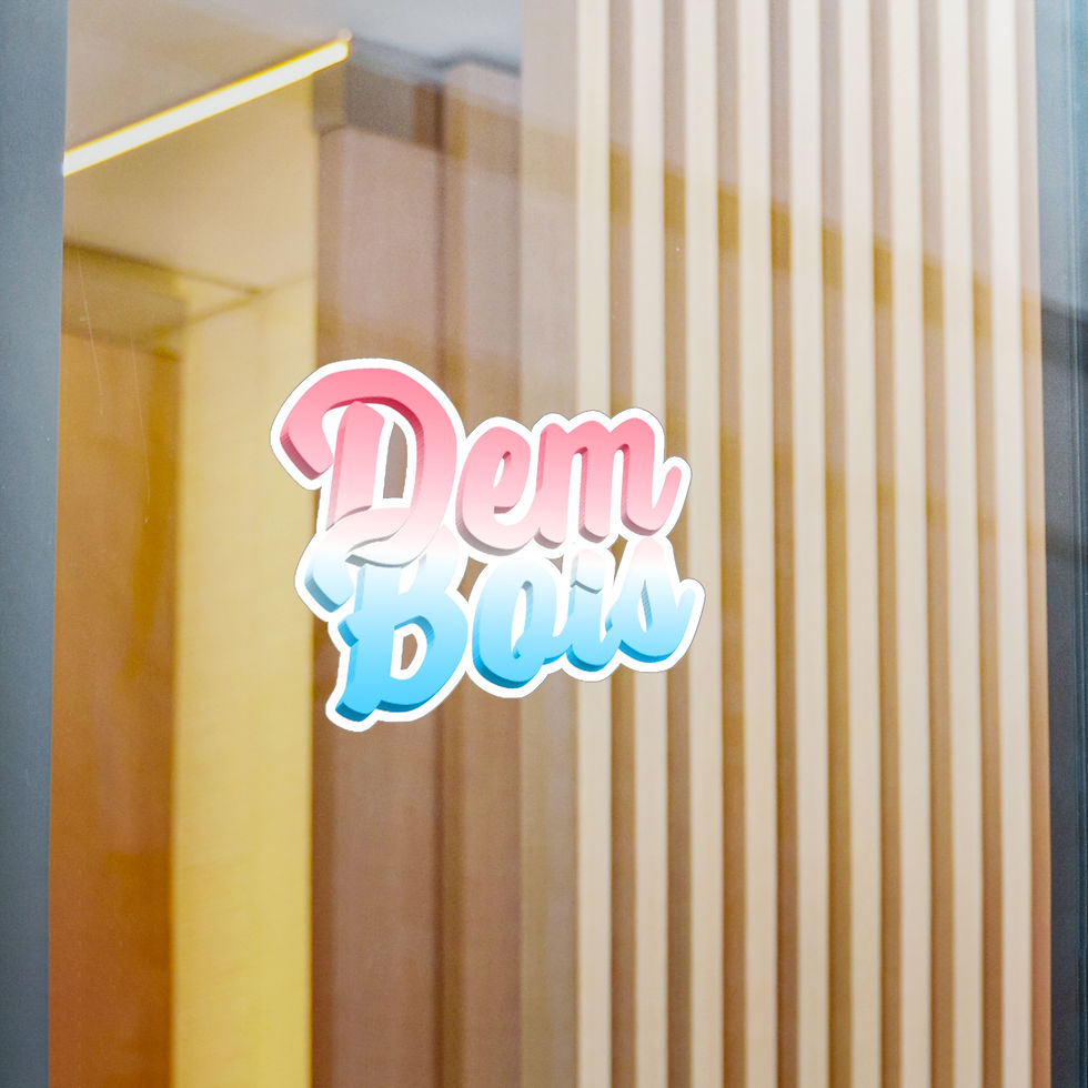 Thumbnail: Trans Flag Dem Bois Vinyl Decals
