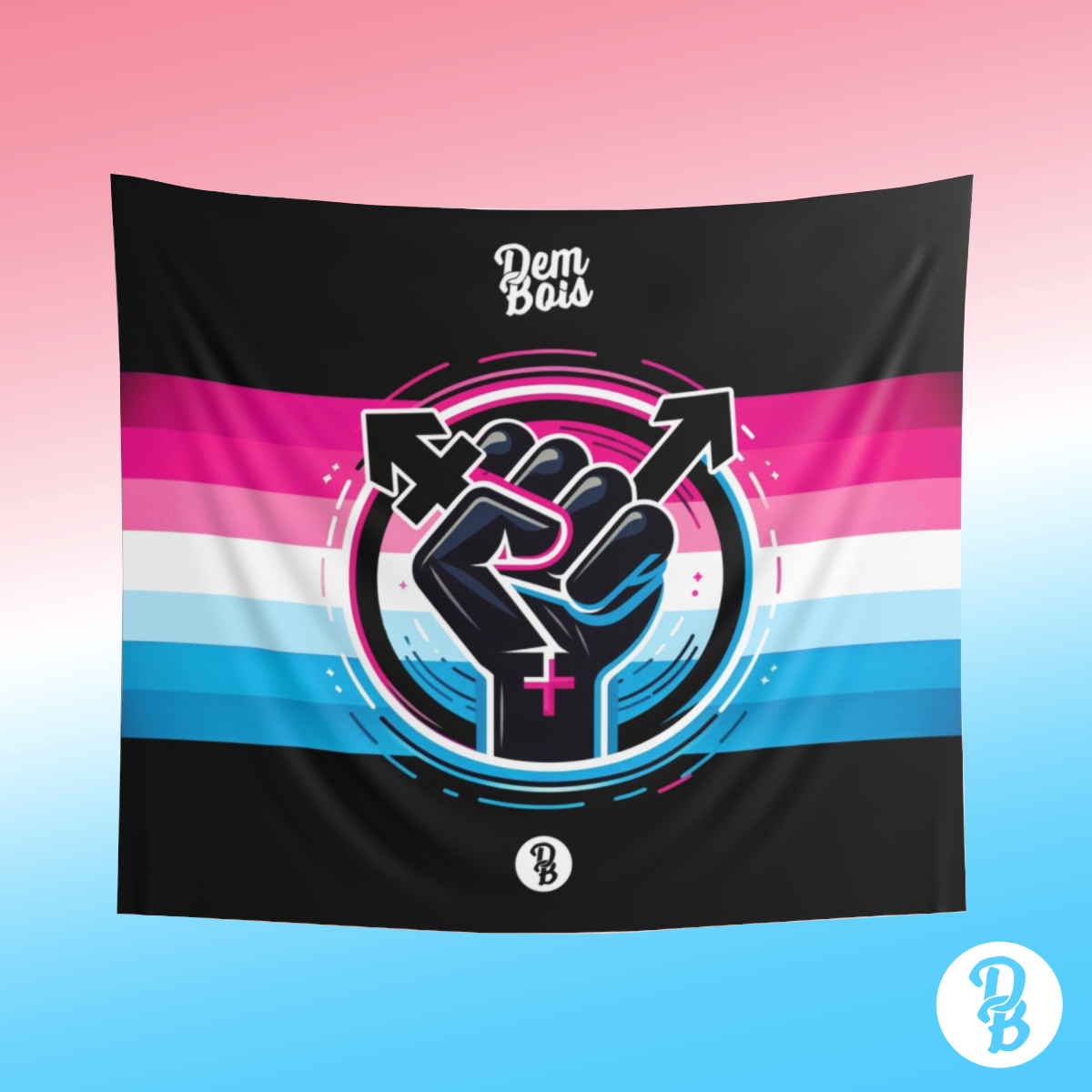 Dem Bois Power Indoor Wall Tapestry