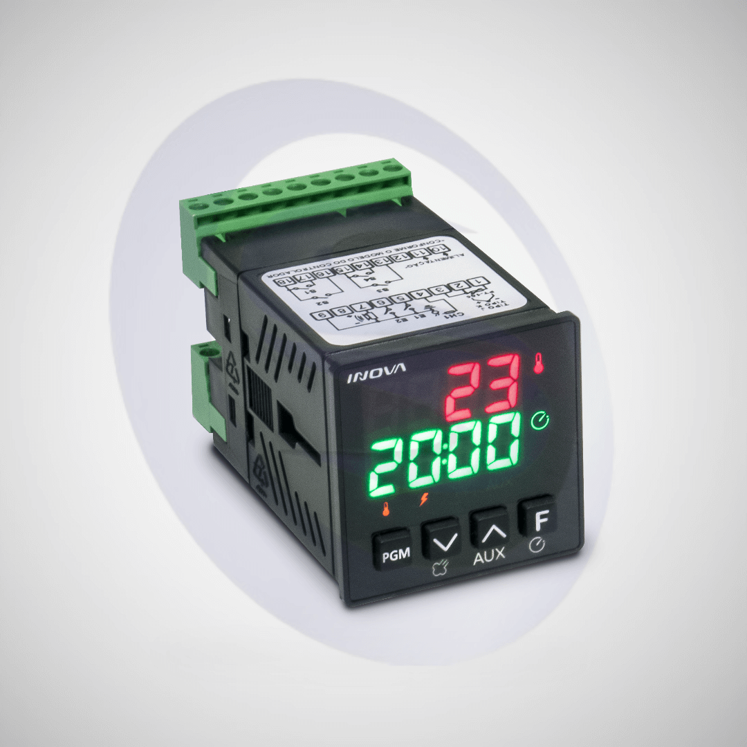 Controlador digital de temperatura con temporizador