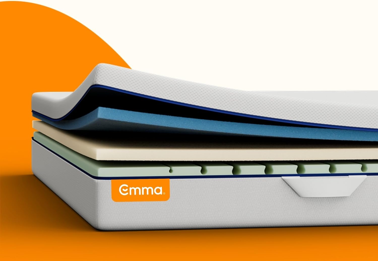 Emma One+ Matratze H2 H3 3-Zonen Memory Foam Matratze atmungsaktiv