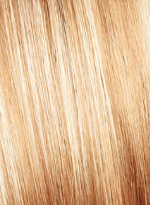 Thumbnail: Janet Collection Human Hair Blend Bun Remy Illusion Scrunch Tendril