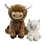 Thumbnail: Highland cow plush dog toys